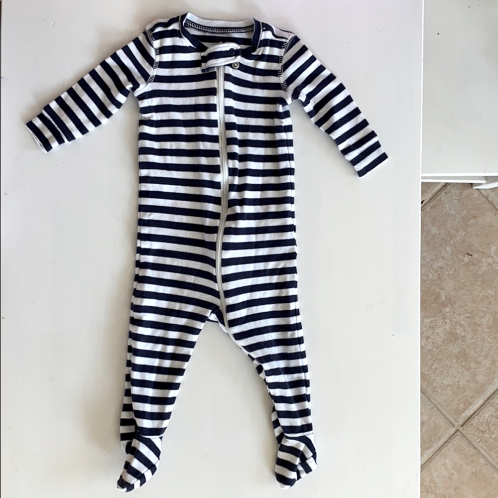 Primary zip footie PJs
